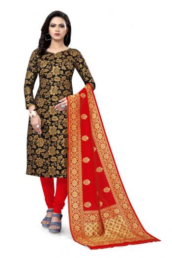 Non Catalog Banarasi Jacquard Dress material catalog wholesaler