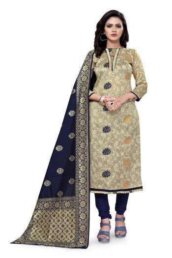 Non Catalog Banarasi Jacquard Dress material catalog wholesaler