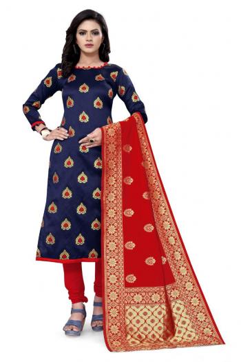 Non Catalog Banarasi Jacquard Dress material catalog wholesaler