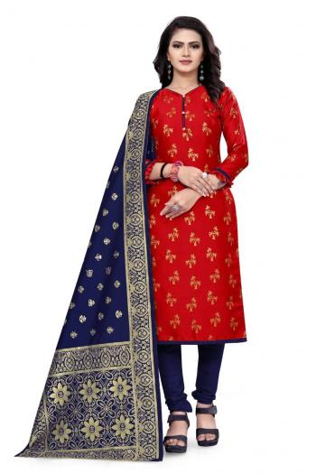 Non Catalog Banarasi Jacquard Dress material catalog wholesaler