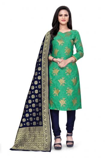 Non Catalog Banarasi Jacquard Dress material catalog wholesaler