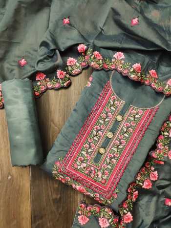 Non Catalog Chanderi Cotton Dress wholesale Price