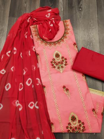 Non Catalog Chanderi Dress wholesale price