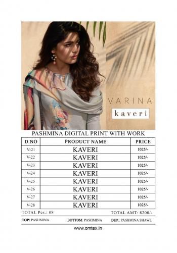 Omtex kaveri Pashmina Winter Woollen Salwar Kameez