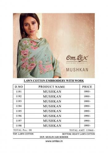 Omtex Mushkan salwar Kameez Wholesaler