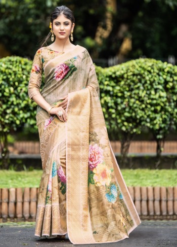 Organza Digital print Saree buy wholesale price