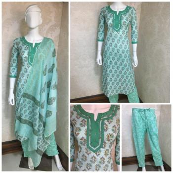 Original Jaipuri Kurtis with Pent Set and Dupatta