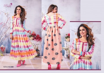 Paavi Manjari Rayon long party wear kurtis wholesaler