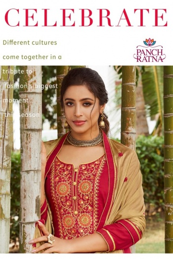 Panch Ratna Celebration Jam Silk salwar kameez wholesaler