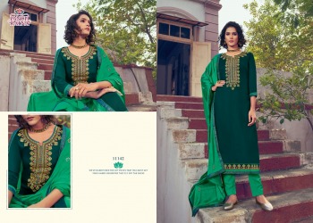 Panch ratna Mahira Jam Silk Salwar Kameez Wholesaler