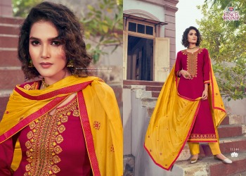 Panch ratna Mahira Jam Silk Salwar Kameez Wholesaler