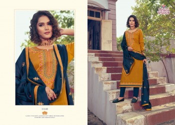 Panch ratna Mahira Jam Silk Salwar Kameez Wholesaler