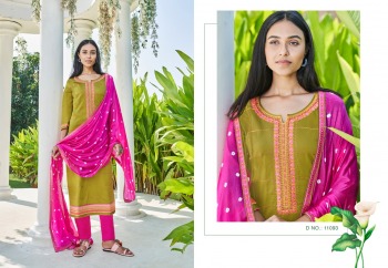 Panchratna Mohini Jam Silk Salwar Kameez wholesaler