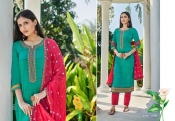 Panchratna Mohini Jam Silk Salwar Kameez wholesaler