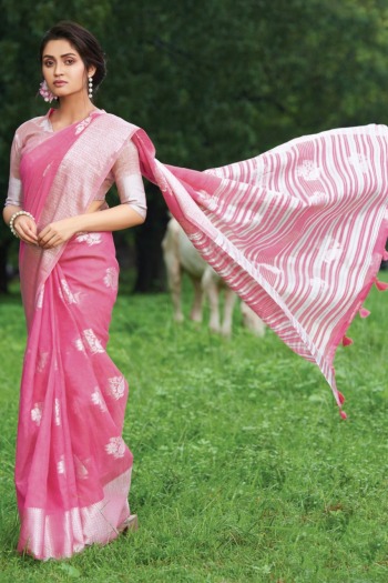 Pankhudi nx Linen cotton Saree wholesale price