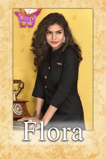 Pari Flora Cotton Satin kurtis wholesaler