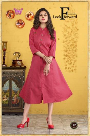 Pari Flora Cotton Satin kurtis wholesaler