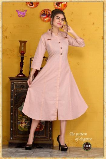 Pari Flora Cotton Satin kurtis wholesaler