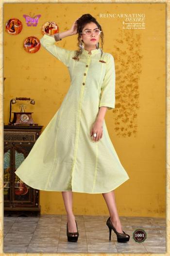 Pari Flora Cotton Satin kurtis wholesaler