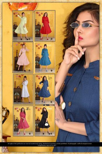 Pari Flora Cotton Satin kurtis wholesaler