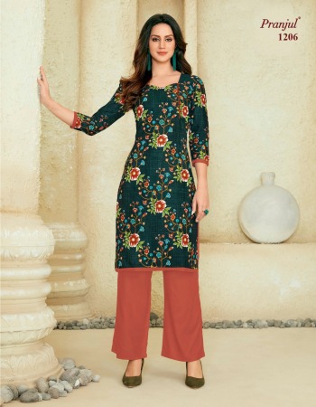 Pranjul Pari vol 2 Kurtis with Palazzo wholesaler