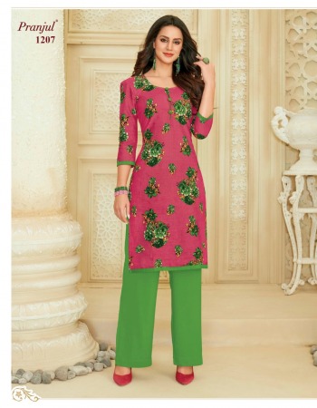 Pranjul Pari vol 2 Kurtis with Palazzo wholesaler