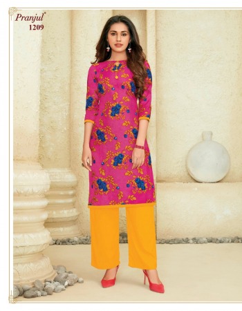 Pranjul Pari vol 2 Kurtis with Palazzo wholesaler