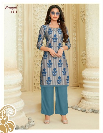 Pranjul Pari vol 2 Kurtis with Palazzo wholesaler