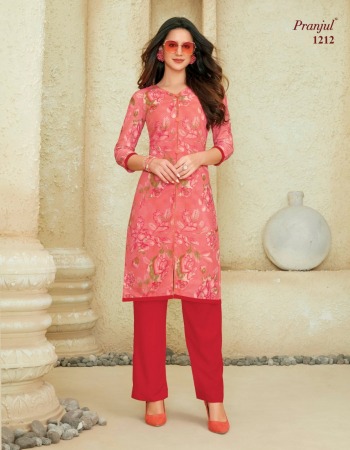 Pranjul Pari vol 2 Kurtis with Palazzo wholesaler