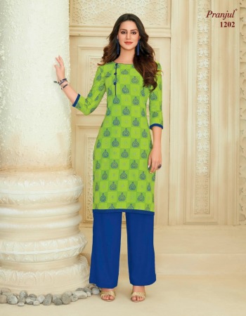 Pranjul Pari vol 2 Kurtis with Palazzo wholesaler