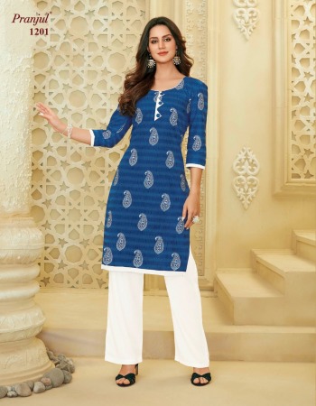 Pranjul Pari vol 2 Kurtis with Palazzo wholesaler