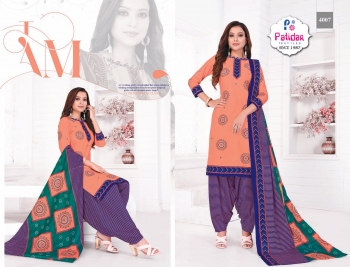 Patidar Mills P look Patiyala vol 4 Cotton Punjabi Dress material catalog