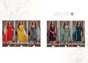 Pink Mirror Vogue vol 6 Viscose Kurtis with Pant and Dupatta