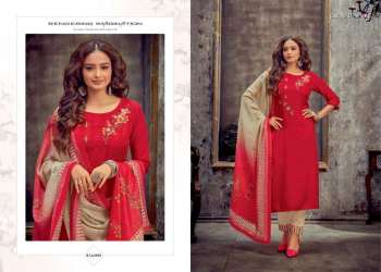 Pink Mirror Vogue vol 6 Viscose Kurtis with Pant and Dupatta