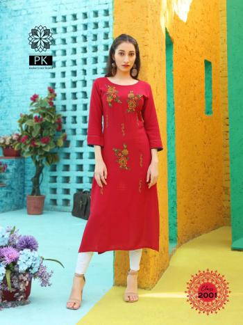 PK Fashion Class vol 2 Rayon kurtis wholesaler