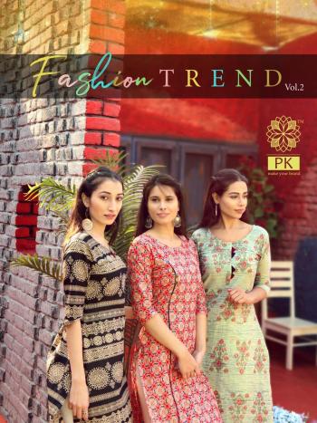 PK Fashion Trend vol 2 Cotton Daily wear kurtis wholesaler