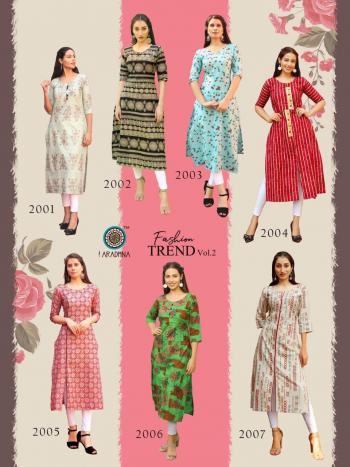 PK Fashion Trend vol 2 Cotton Daily wear kurtis wholesaler