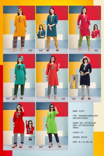 pluto kurtis with pant buy wholesale price