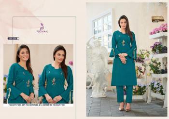 Poonam Designer Darlim Jam Silk Cotton kurtis wholesaler