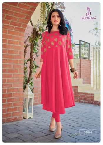 Poonam Designer malang Party wear kurtis wholesaler