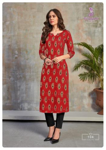 Poonam designer Meenakari Foil print Casual wear kurtis