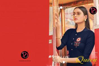 Poorvi Designer Queen vol 2 Rayon kurtis wholesaler