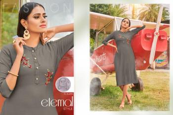 Poorvi Designer Queen vol 2 Rayon kurtis wholesaler