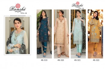 Ramsha vol 14 Pakistani Suits Wholesaler