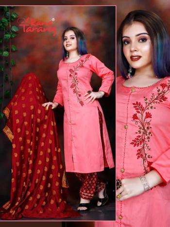 Rang-Tarang-Looks-Jam-Satin-kurtis-with-Palazzo-and-Dupatta-1