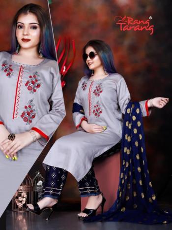 Rang-Tarang-Looks-Jam-Satin-kurtis-with-Palazzo-and-Dupatta-2