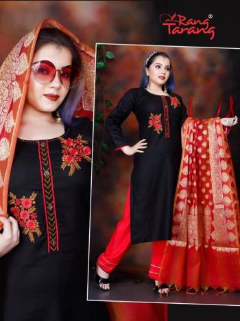 Rang-Tarang-Looks-Jam-Satin-kurtis-with-Palazzo-and-Dupatta-4