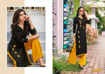 Rangjyot Parin vol 3 Rayon kurtis with palazzo wholesaler