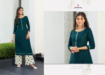 Rangoon Runway Kurtis with Plazzo catalog wholesale Price