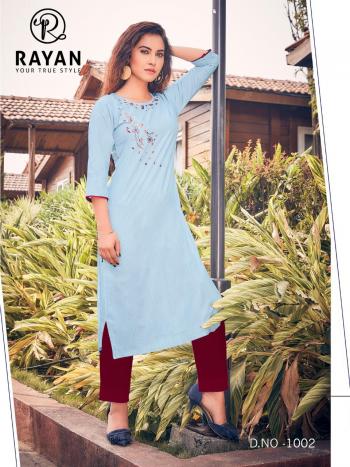 Rayan Lara Cotton Casual wear kurtis wholesaler